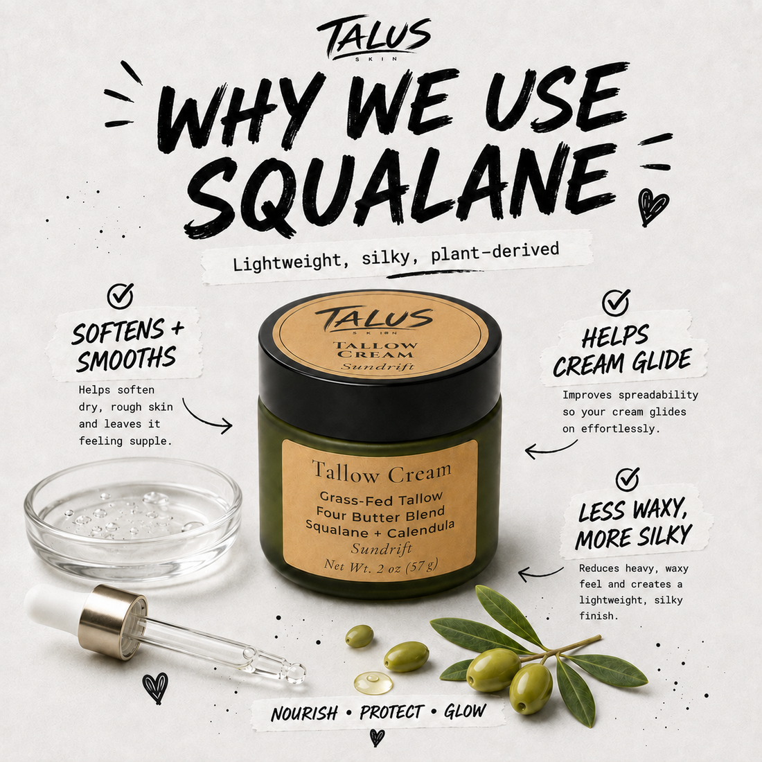 Why We Use Squalane in Our Cream